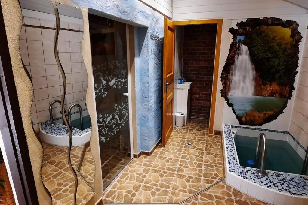 Bungalow Mit Sauna In Einer Ruhige Wald Lage. Grossnaundorf エクステリア 写真