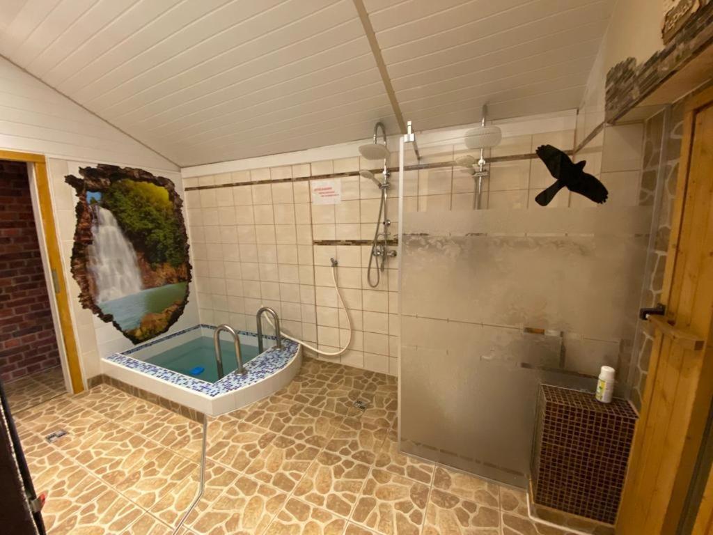 Bungalow Mit Sauna In Einer Ruhige Wald Lage. Grossnaundorf エクステリア 写真